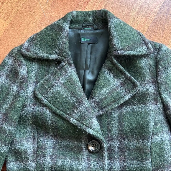 Benetton wool/alpaca blend jacket - Picture 2 of 8